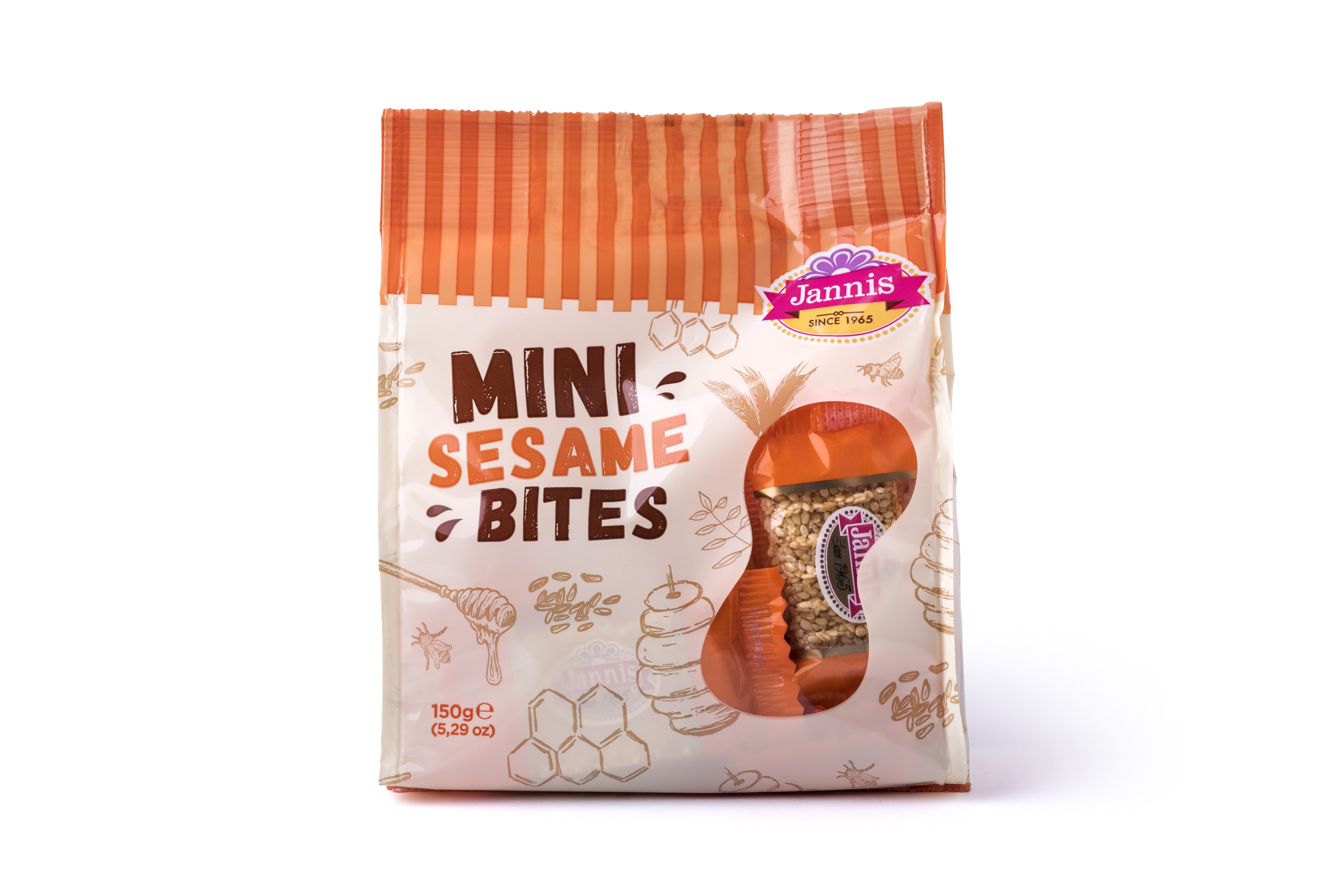 Jannis Μίνι Παστέλι με Σουσάμι Jannis (150 g)