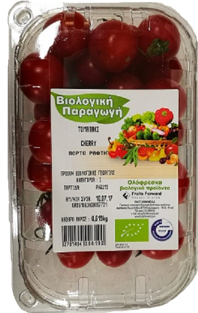 Τοματίνια Cherry Βιολογικά Ελληνικά (ελάχιστο βάρος 550g)