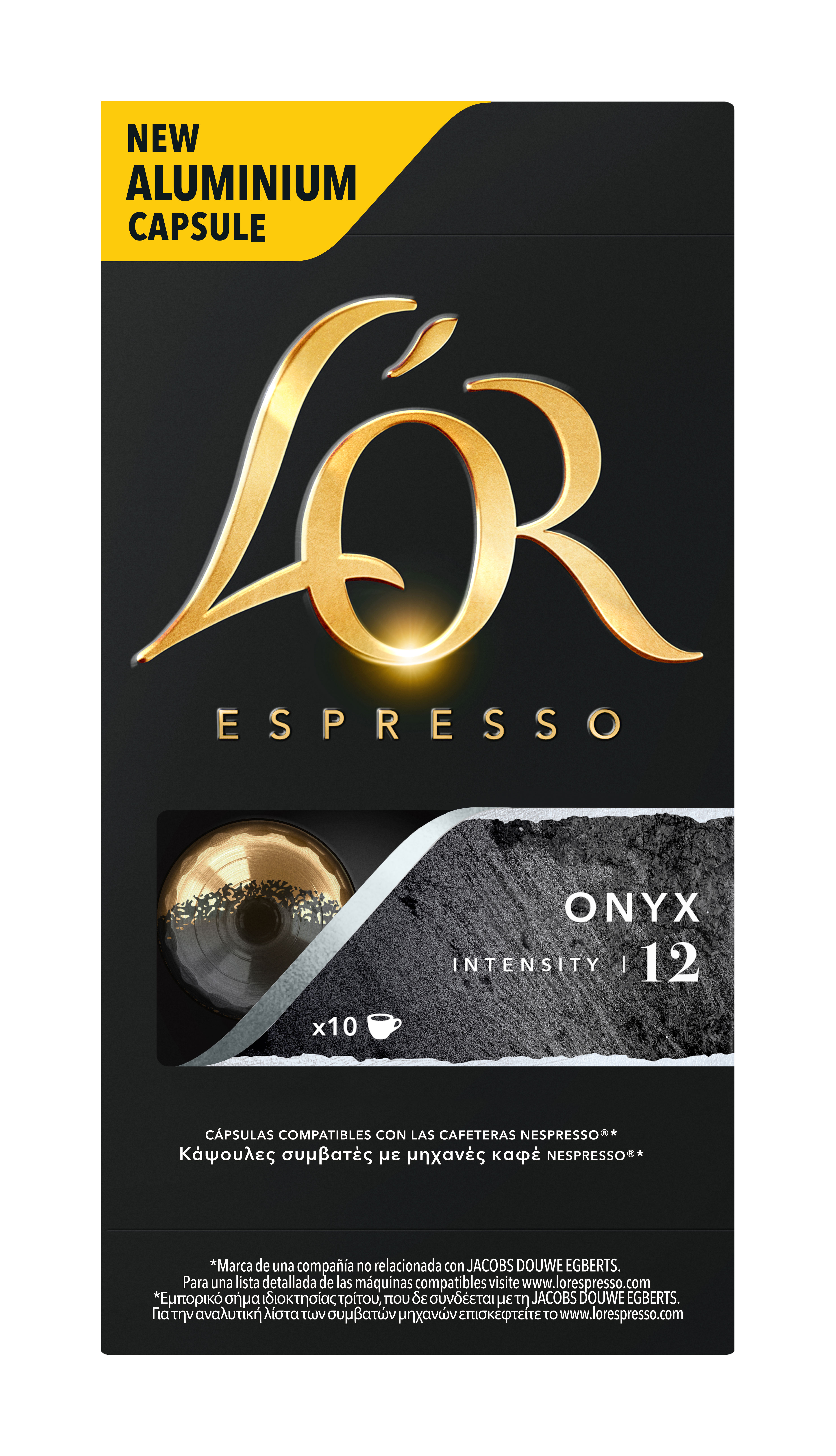 Κάψουλες espresso Onyx L’OR (10 τεμ)