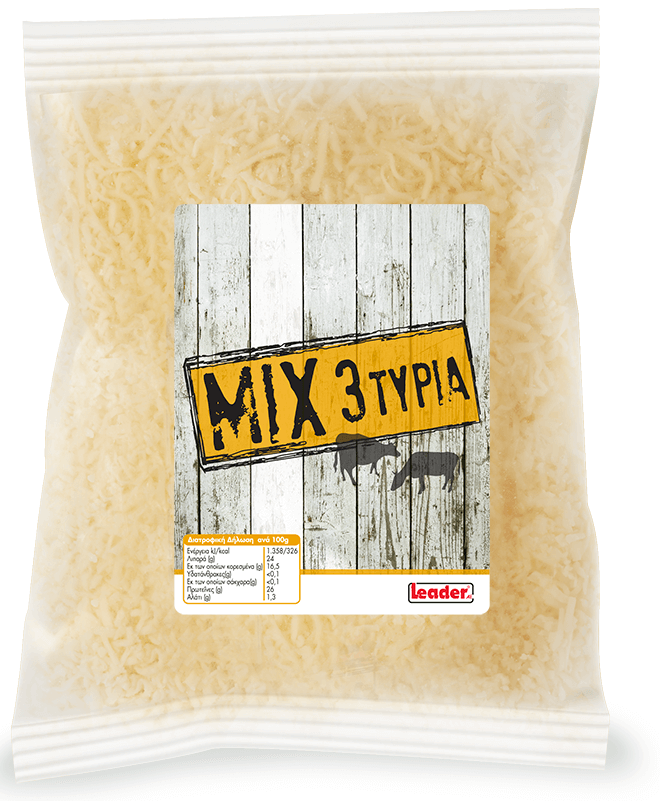 Τυρί Tριμμένo mix Leader (300g)