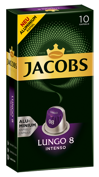 Espresso Κάψουλες Lungo Intenso Jacobs (10 τεμ)