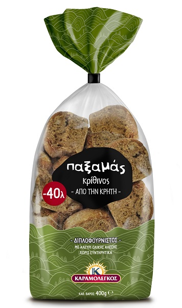 Παξαμάς Κρίθινος Καραμολέγκος (400 g) -0,40