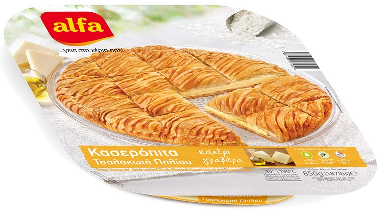 Κασερόπιτα Πηλίου Κατεψυγμένη “Τσαλακωτή” Alfa (850 g)