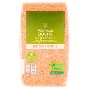 Φακές Κόκκινες Βιολογικές Waitrose (500 gr)