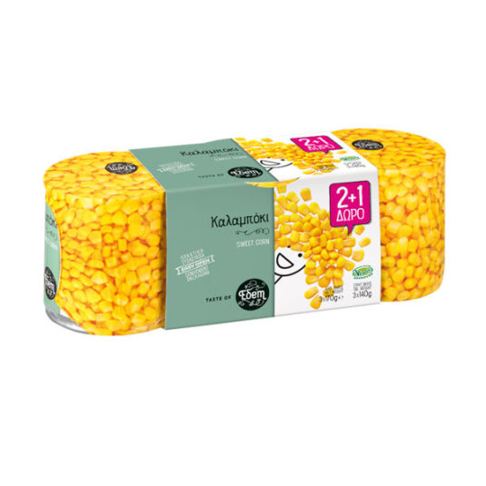 Γλυκό καλαμπόκι Έδεμ 2+1 δώρο (170 g)