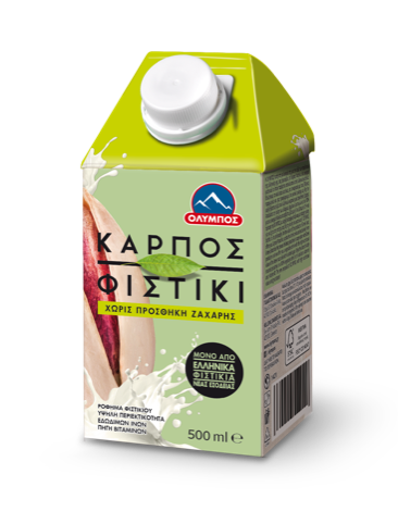 Ρόφημα Φιστίκι χωρίς ζάχαρη Όλυμπος (0.5 lt)