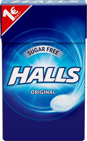 Mondelez Καραμέλες Cool Menthol Halls (28g)