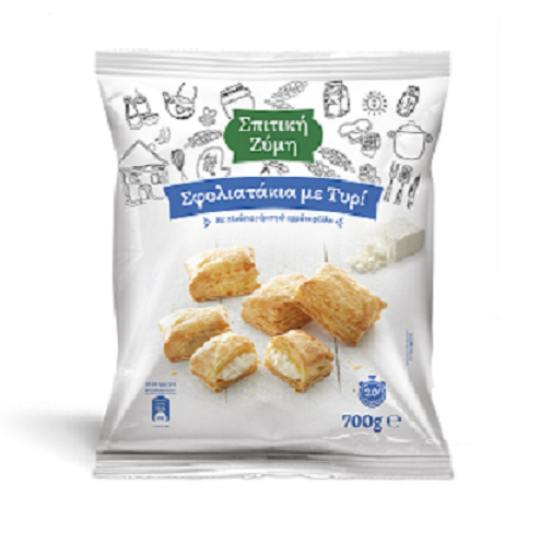 Σφολιατάκια με τυρί Σπιτική Ζύμη (2Χ700 g) 1+1 Δώρο