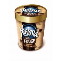 Οικογενειακό Παγωτό Choco Fudge Nirvana (2x850 ml) 1+1 Δώρο