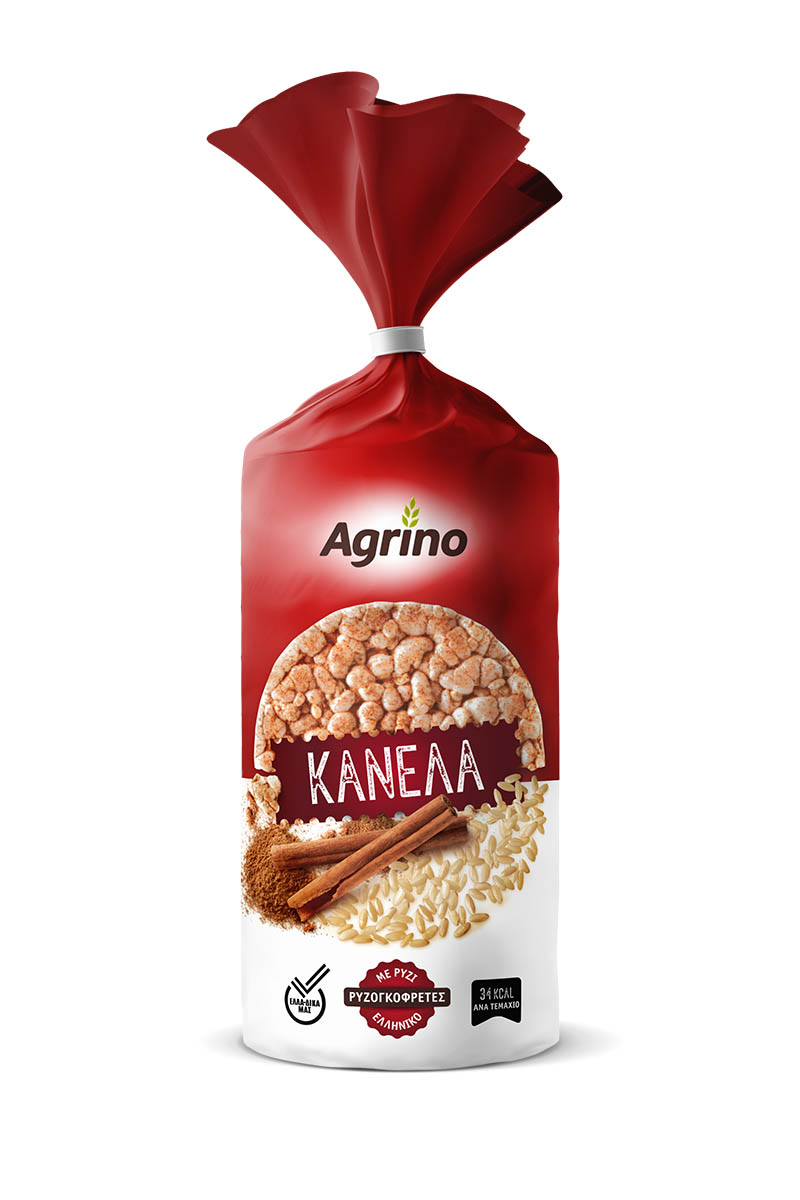 Ρυζογκοφρέτα με Κανέλα Agrino (115g)