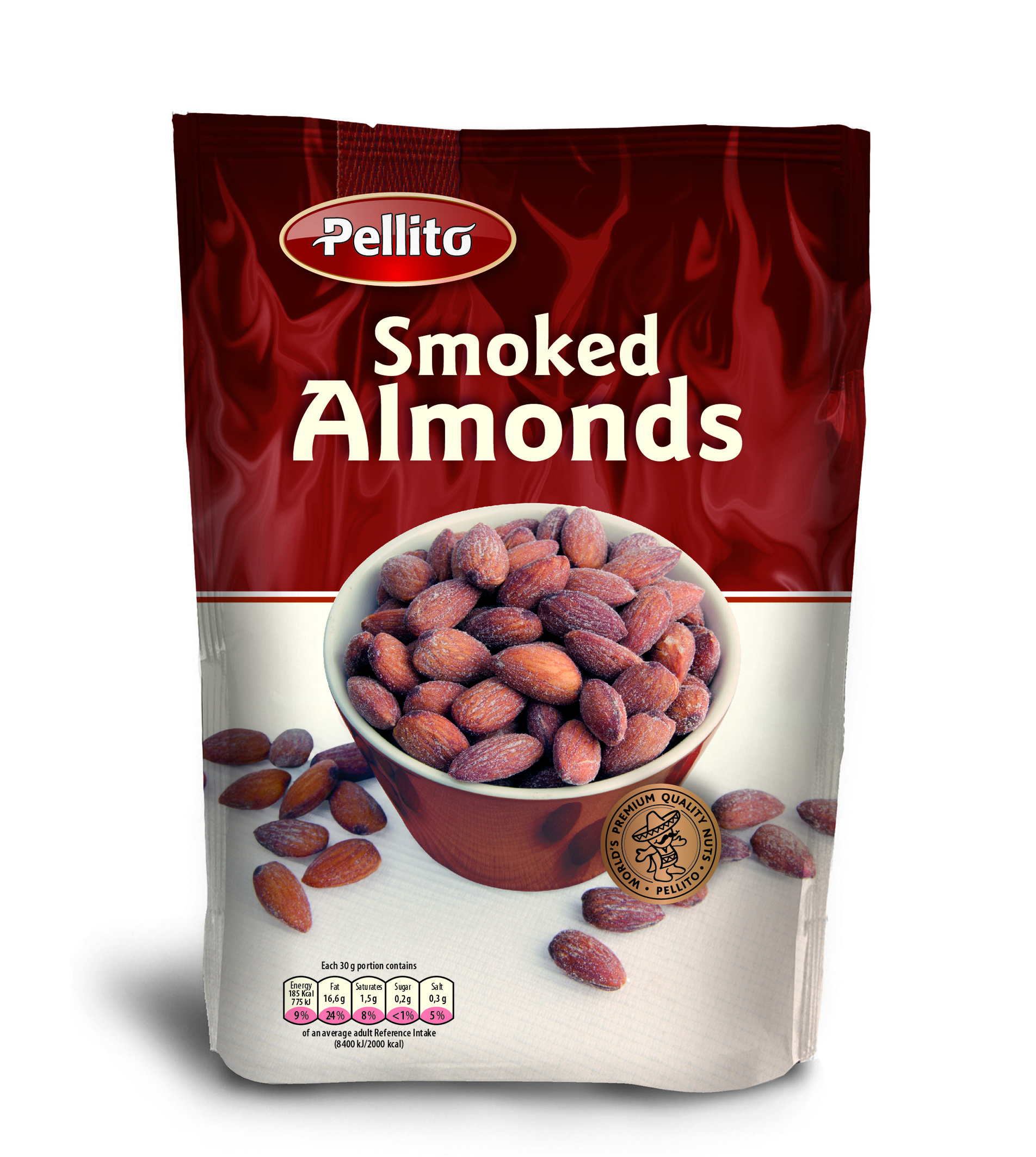 Pellito Καπνιστά Αμύγδαλα Pellito (140g)
