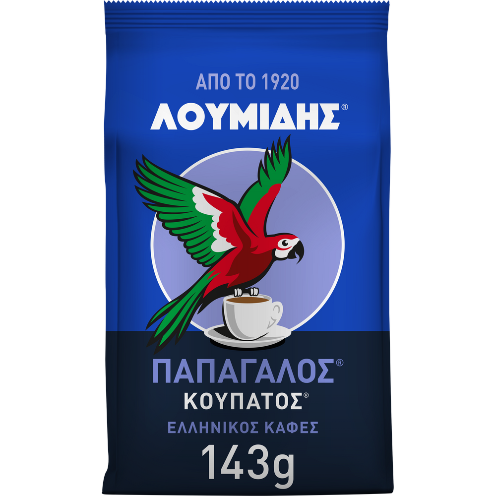 Nestle Καφές Ελληνικός Κουπάτος Λουμίδης Παπαγάλος (143 g)