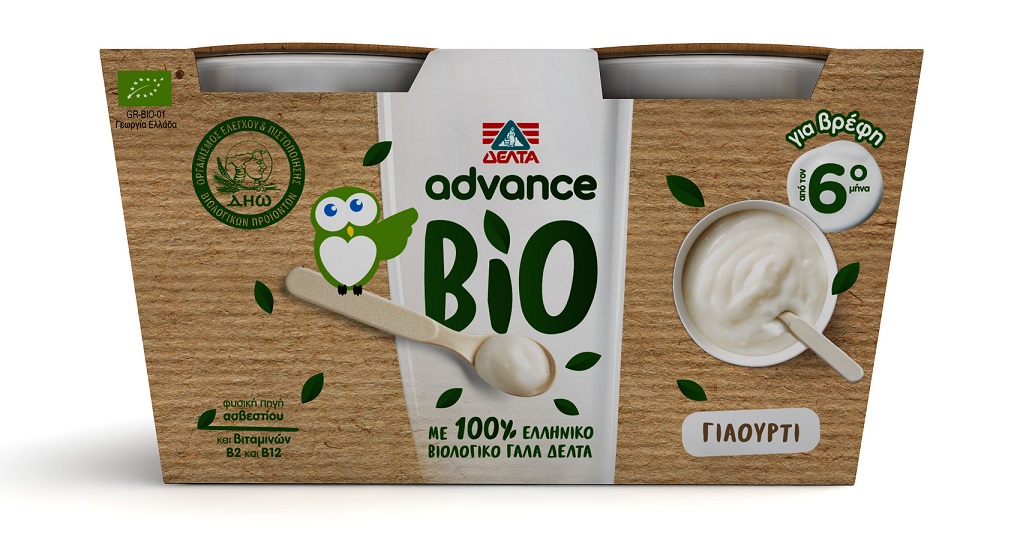 Βιολογικό Βρεφικό Γιαούρτι Advance Bio Δέλτα (2x140g)