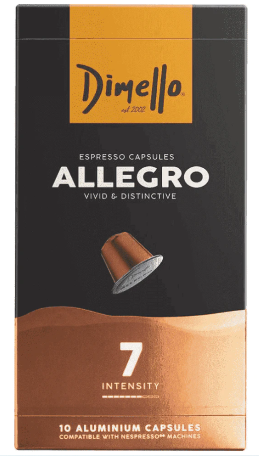 Dimello Espresso Κάψουλες Allegro Dimello (10 τεμ)