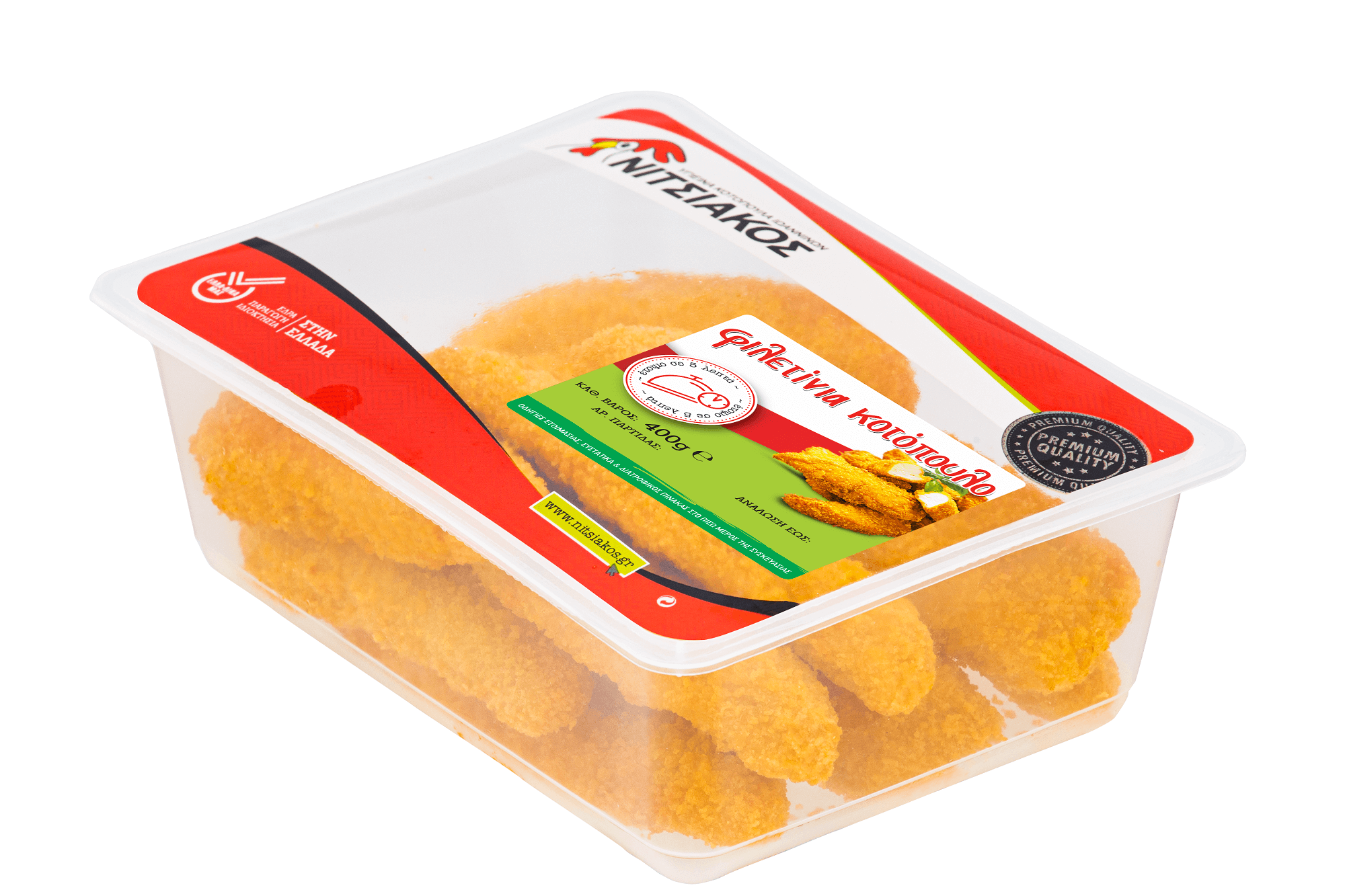 Φιλετίνια Κοτόπουλο Πανέ Νιτσιάκος (400g)