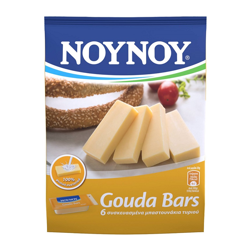 Τυράκια Gouda bars NOYNOY (6×20 g)