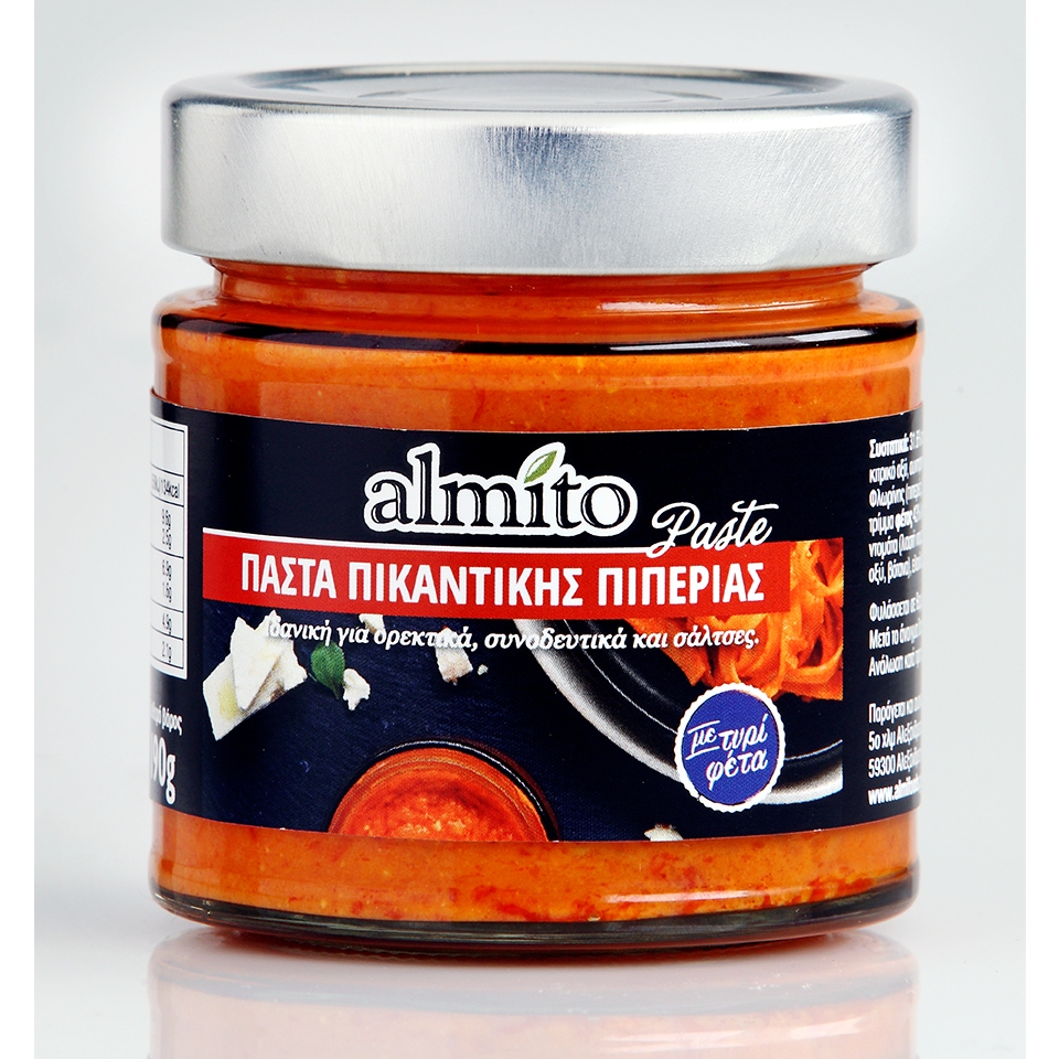 Πάστα Πικάντικης Πιπεριάς με Φέτα Almito (190g)