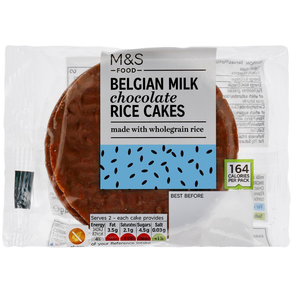 Marks & Spencer Ρυζογκοφρέτες με Βέλγικη Σοκολάτα Γάλακτος Marks & Spencer (34 g)