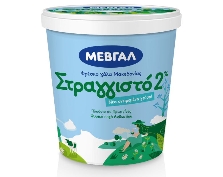 Γιαούρτι στραγγιστό 2% λιπαρά Μεβγάλ (900 g)