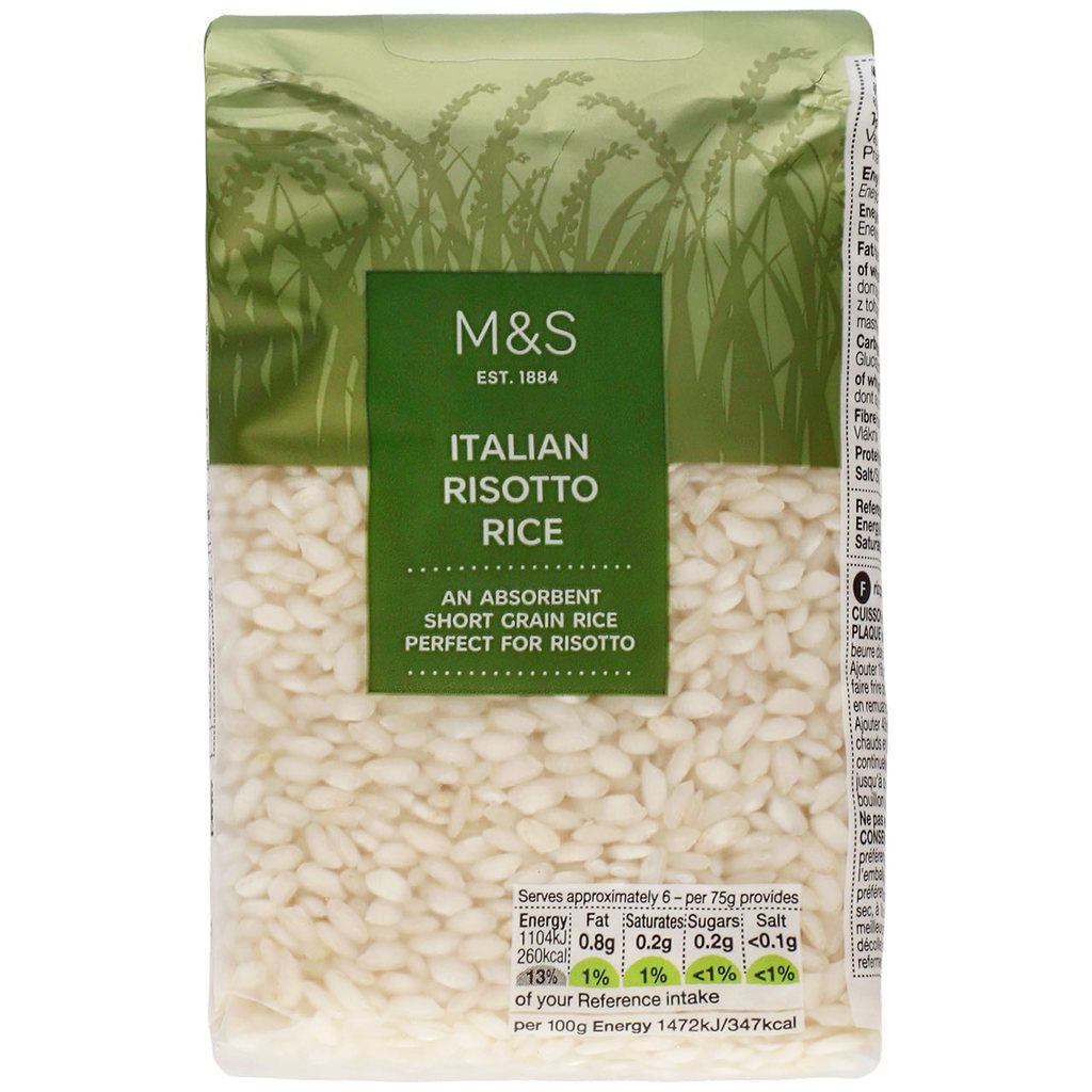 Ρύζι για Ιταλικό Ριζότο Marks & Spencer (500g) 4100142829