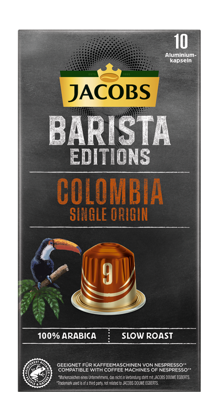 Κάψουλες espresso Colombia Barista Editions Jacobs (10 τεμ)