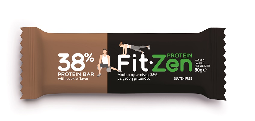 Naturals Μπάρα πρωτεΐνης Cookies Fit Zen (80g)