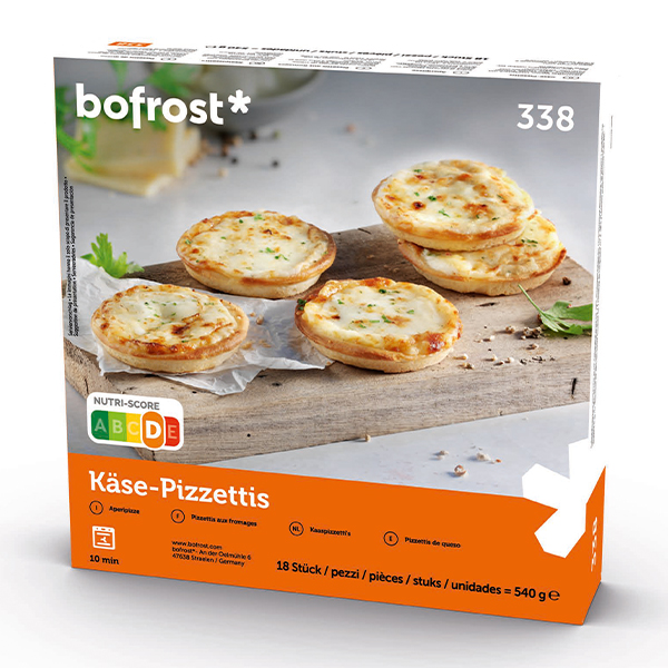 To Your Door A.E. Μίνι Πιτσάκια με Τυρί bofrost* (540g)
