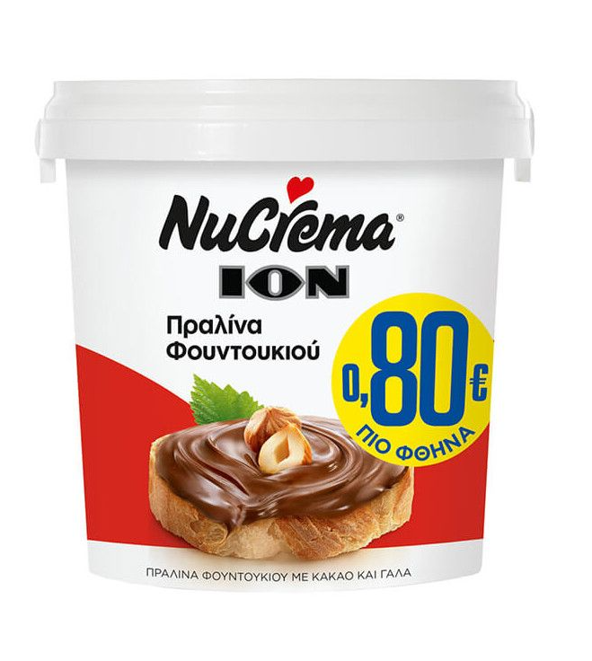 Πραλίνα Φουντουκιού Nucrema ΙΟΝ (1Κg) -0.80€