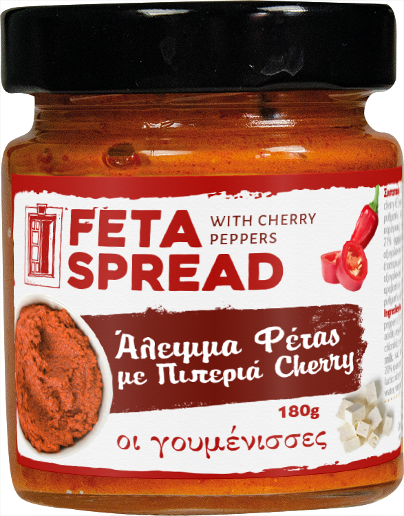 Οι Γουμένισσες Άλειμμα φέτας με πιπεριά red cherry Οι Γουμένισσες (180g)