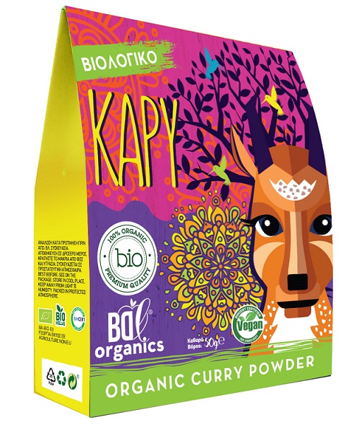BDL Οργανικά Τρόφιμα ΙΚΕ Κάρυ Σκόνη BDL Organic (50g)