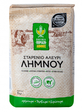 Ποριάζη Αλεύρι Σταρένιο Λήμνου (1kg)