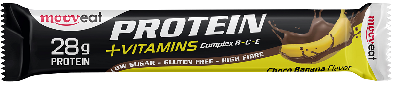 Healthier Choice Μπάρα Πρωτεΐνης Choco Banana MOOVEAT VITAMIN PLUS (80g)