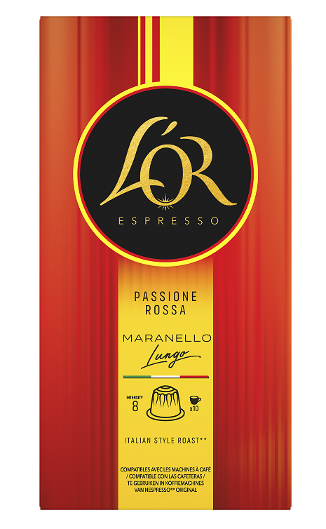 Jacobs Douwe Egberts Κάψουλες espresso Maranello Lungo L'OR (10 τεμ)