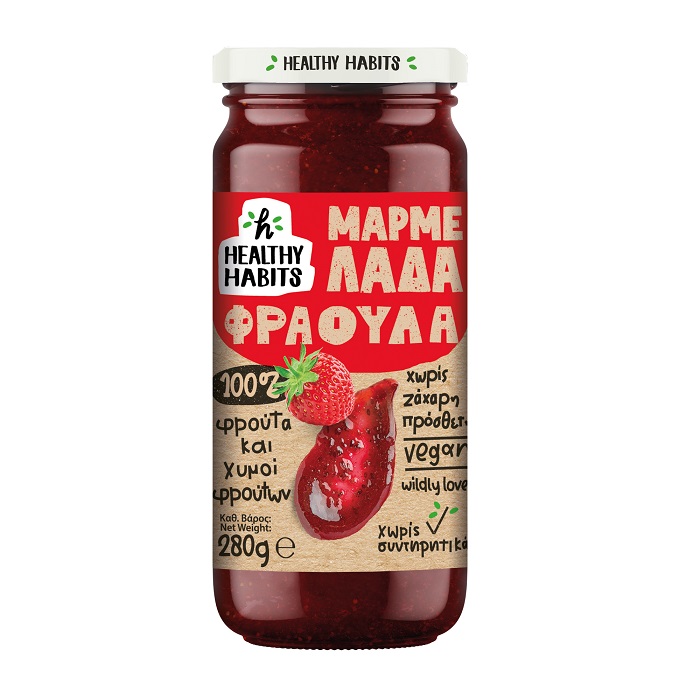 Alfa Μαρμελάδα Φράουλα, Healthy Habits (280g)
