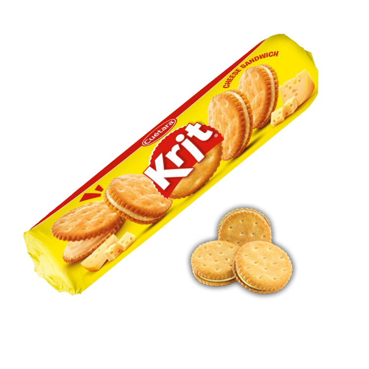 Cuetara Κράκερς Γεμιστά με Τυρί KRIT(125g)