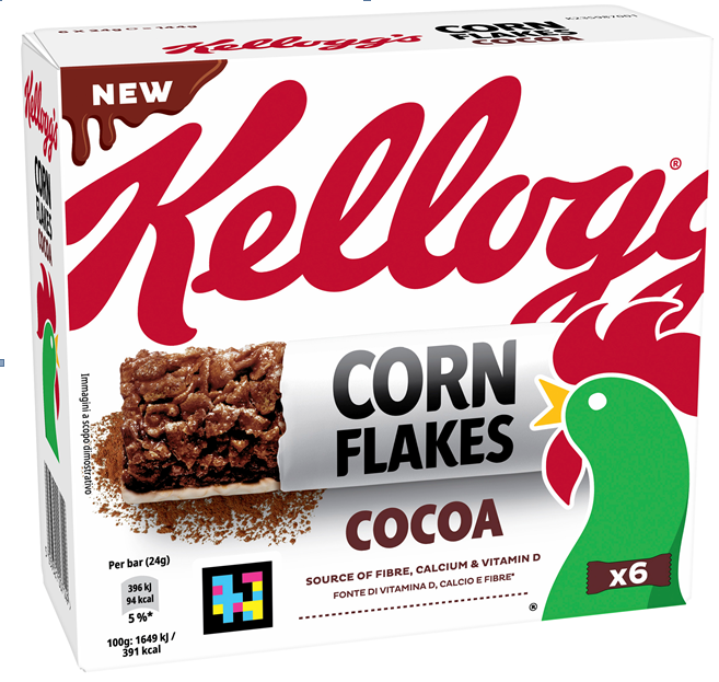 Atlanta Μπάρες Δημητριακών Kellog's Corn Flakes Cocoa (6x24g)