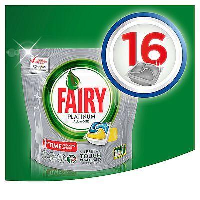 Ταμπλέτες πλυντηρίου πιάτων Λεμόνι Fairy 1+1 Δώρο (2Χ16τεμ)