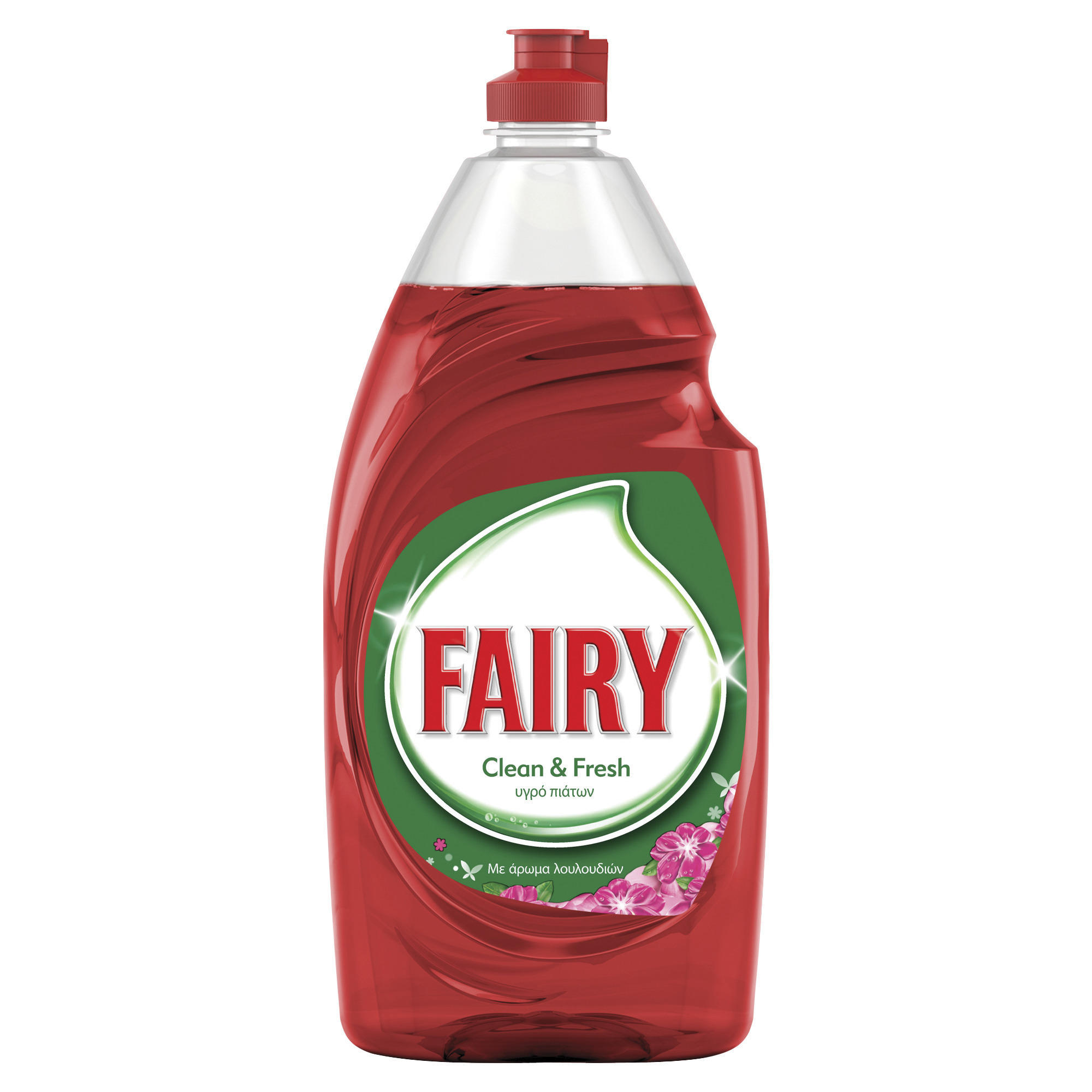 P&G Υγρό πιάτων Clean & Fresh με άρωμα λουλουδιών Fairy τα 2 τεμάχια -40% (2x900ml)