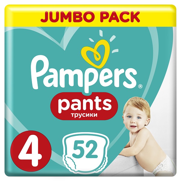 Pampers pants jumbo pack 4 top