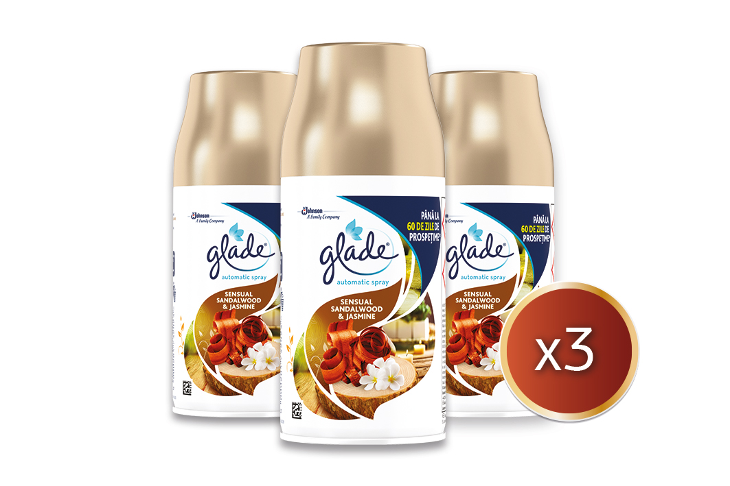 Achat Glade · Spray désodorisant, recharge pour distributeur · Sensual  Sandalwood & Jasmin • Migros