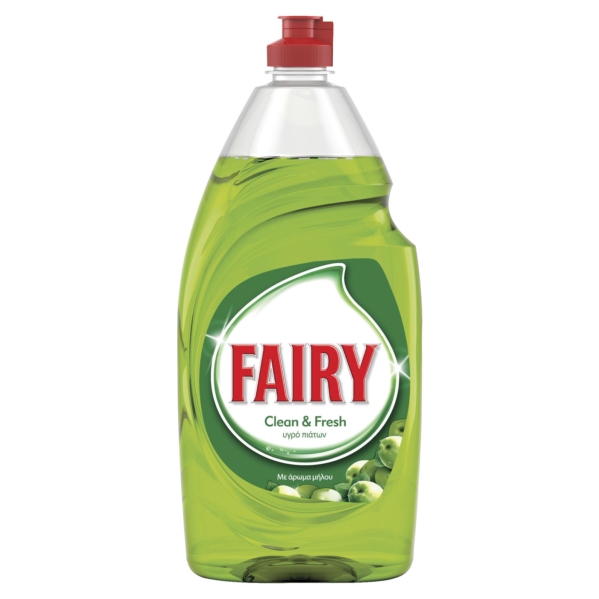 P&G Υγρό πιάτων Clean & Fresh με άρωμα μήλου Fairy τα 2 τεμάχια -40% (2x900ml)