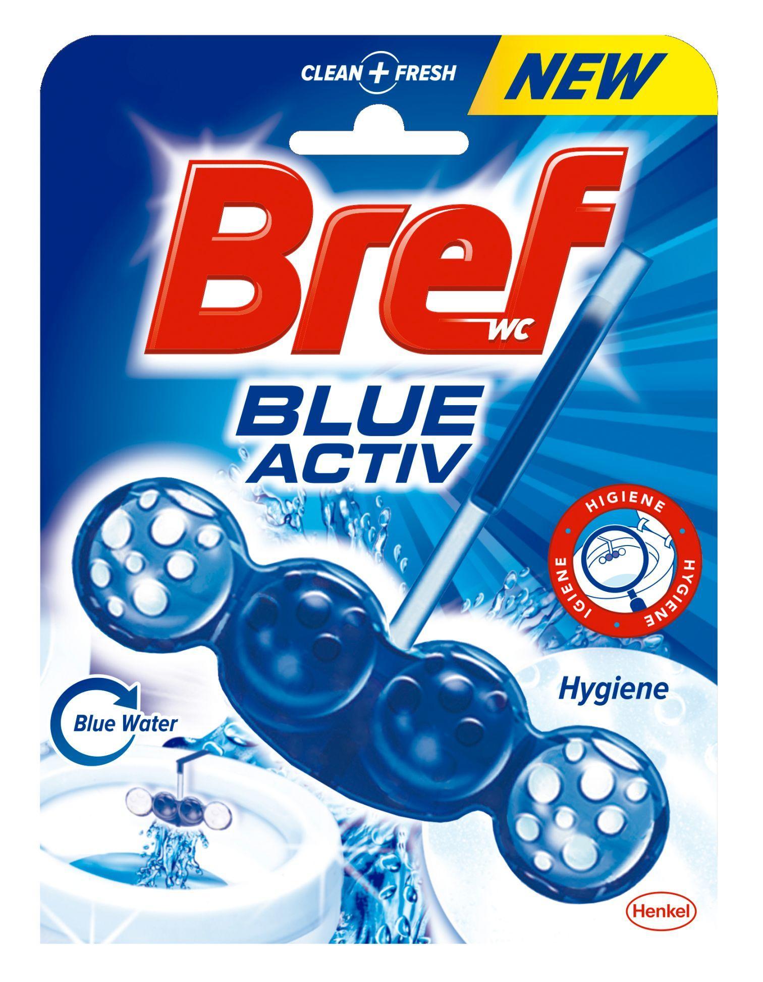 Wc Block, Blue Activ, Hygiene, Bref Wc (3x50g) 3pcs -40%