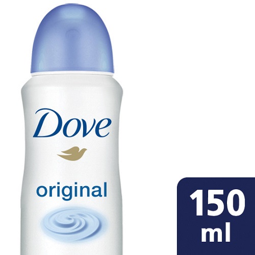 Aποσμητικό Spray Original Dove (2×150 ml) 1+1 Δώρο