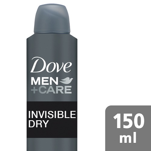 Αποσμητικό Spray Invisible Dry Dove Men+ Care (2×150 ml) 1+1 Δώρο