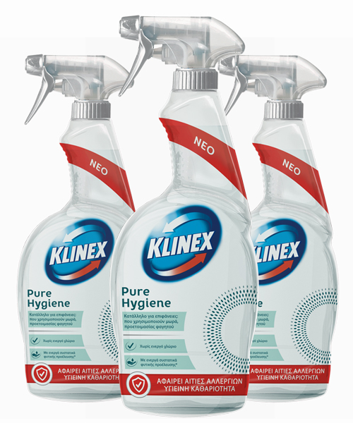 Spray Pure Hygiene Klinex (750ml) 3Χ -40%