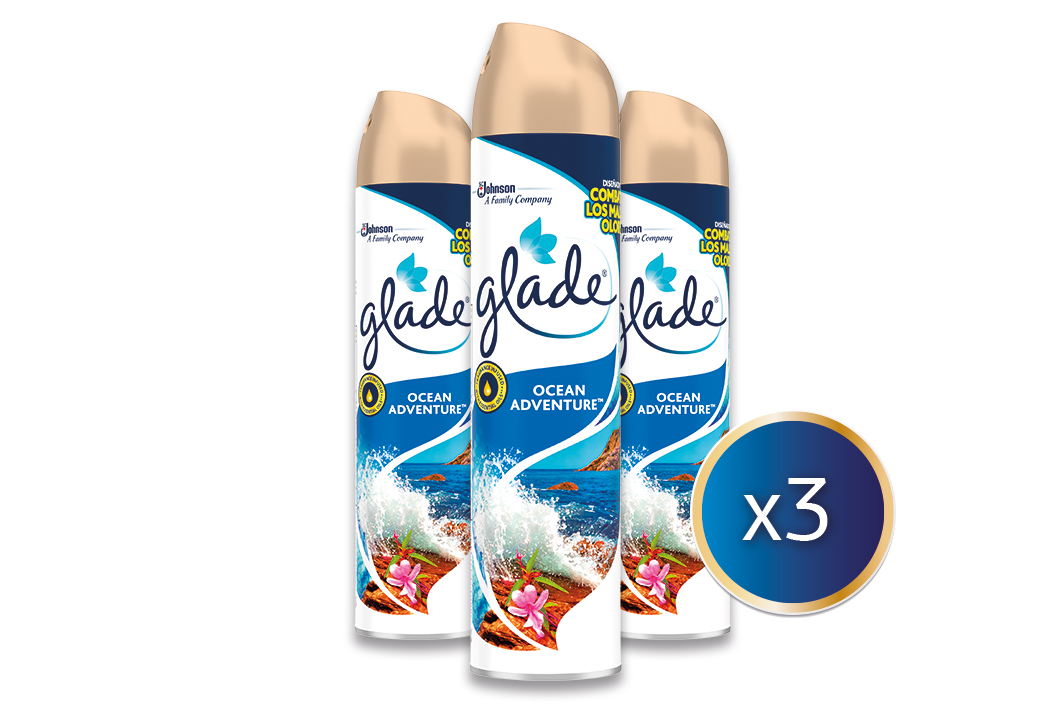 Αρωματικό Spray Χώρου Ocean Adventure Glade (3×300 ml) τα 3τεμ -20%