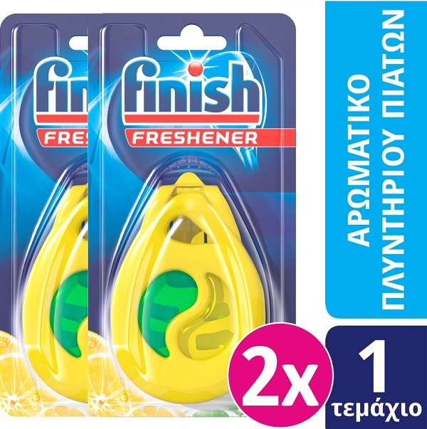 Αρωματικό Πλυντηρίου Πιάτων Finish Lemon & Lime Τα 2 τεμ -15%