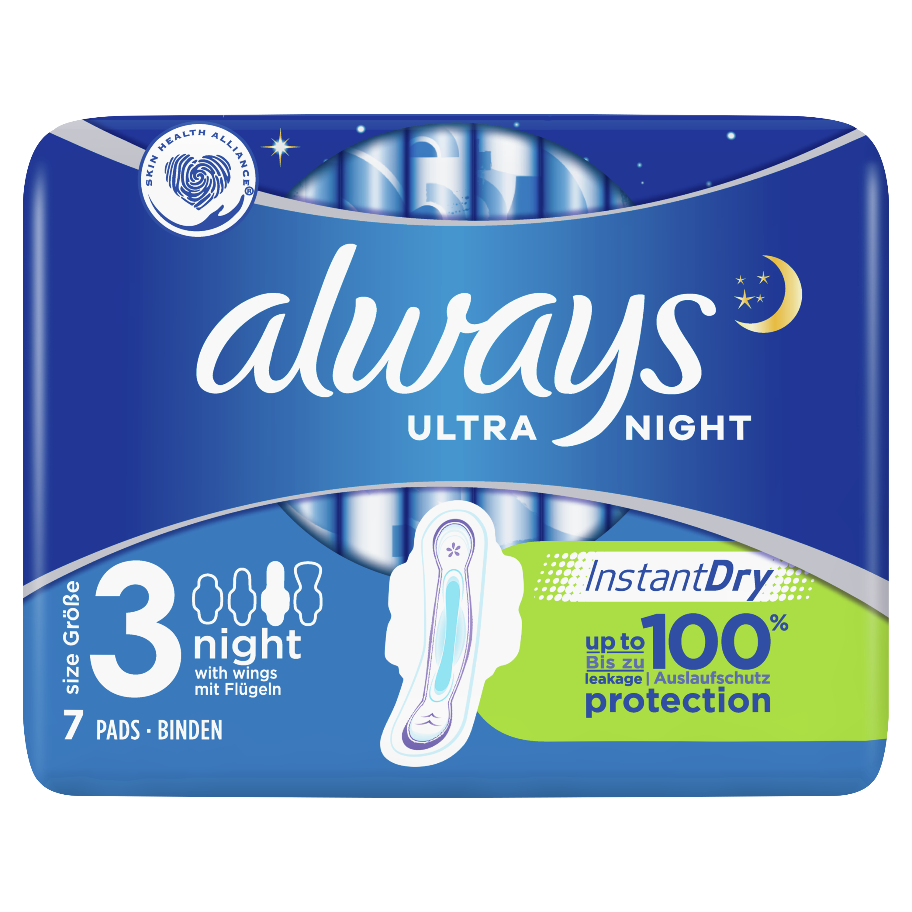 Σερβιέτες Ultra Night Με Φτερά Always (2×7τεμ) 1+1 Δώρο