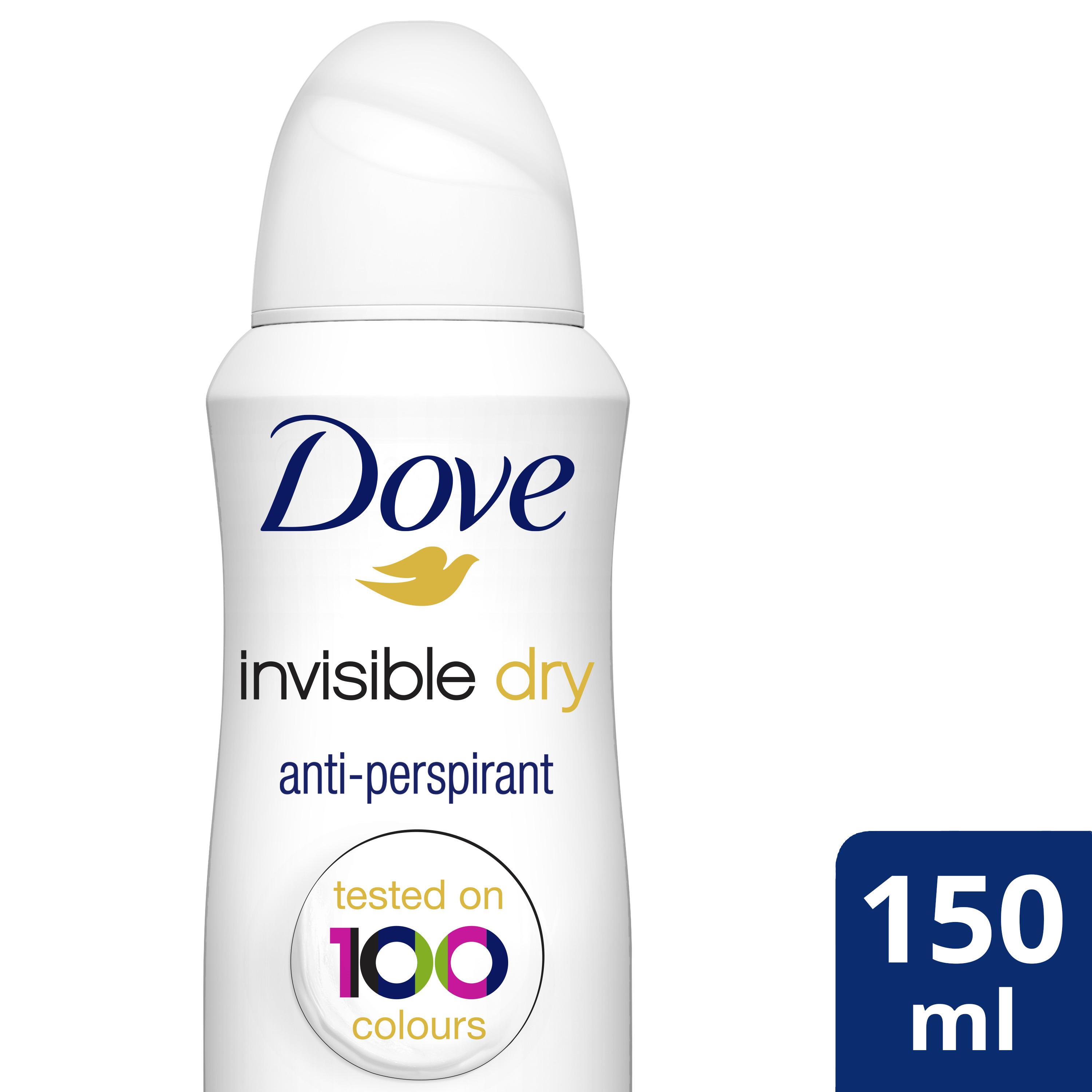 Αποσμητικό Spray Invisible Dry Dove (2×150 ml) 1+1 Δώρο