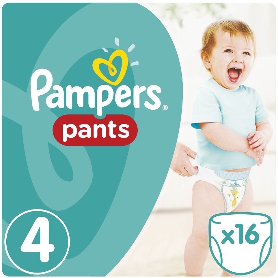 Πάνες Pampers Pants Μέγεθος 4 9-14Kg, (6×16 τεμ) 3+3 Δώρο